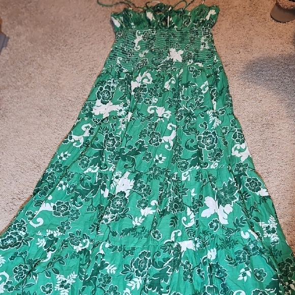 By Anthropologie The Josephine Smocked Drop-waist Maxi Dress - Picture 5 of 9